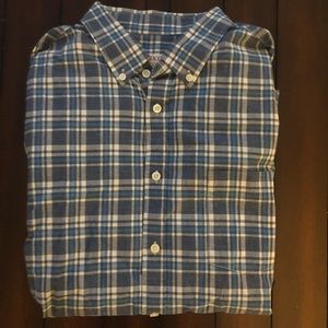 Plaid casual button down